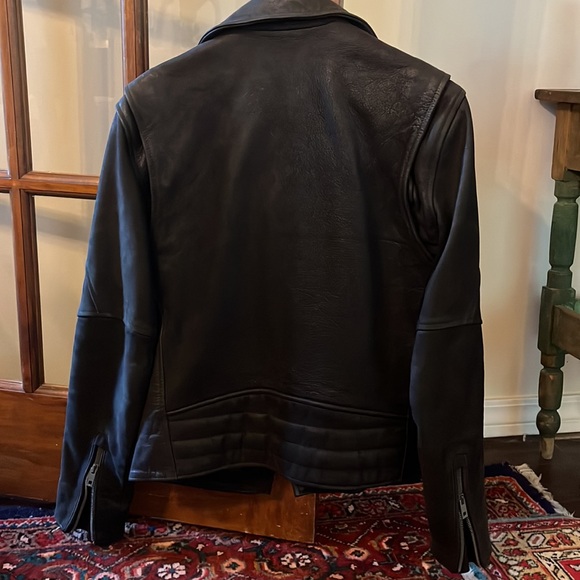 EUC Rag and Bone Black leather jacket - Picture 4 of 6